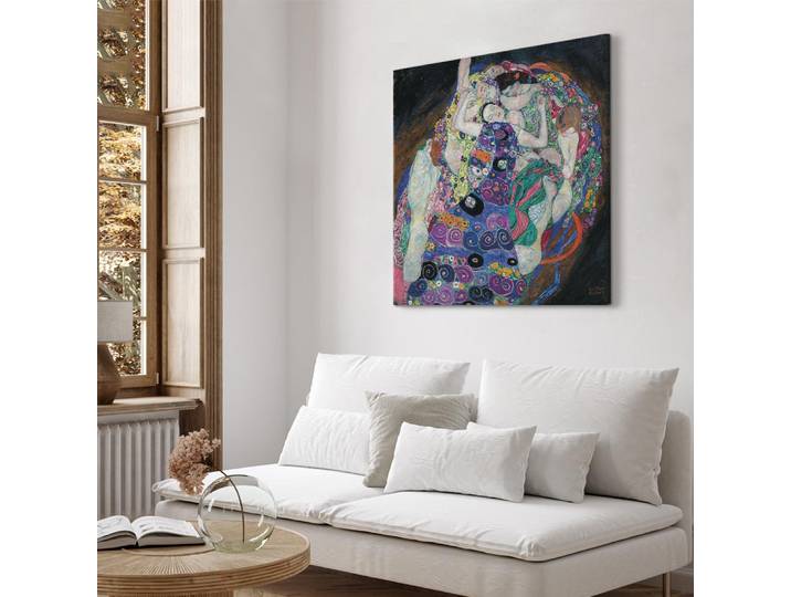 Toile Vierge Feutre Bleu/Bleu 80 x 80cm