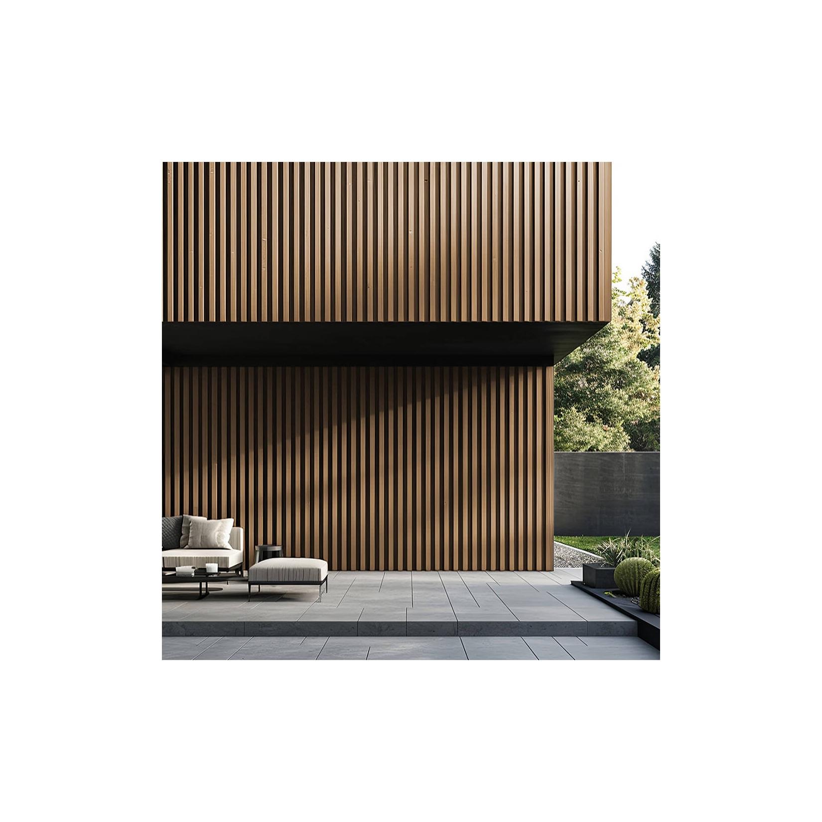 HOME DELUXE WPC Fassadenverkleidung DUVAR - 2m² Anthrazit