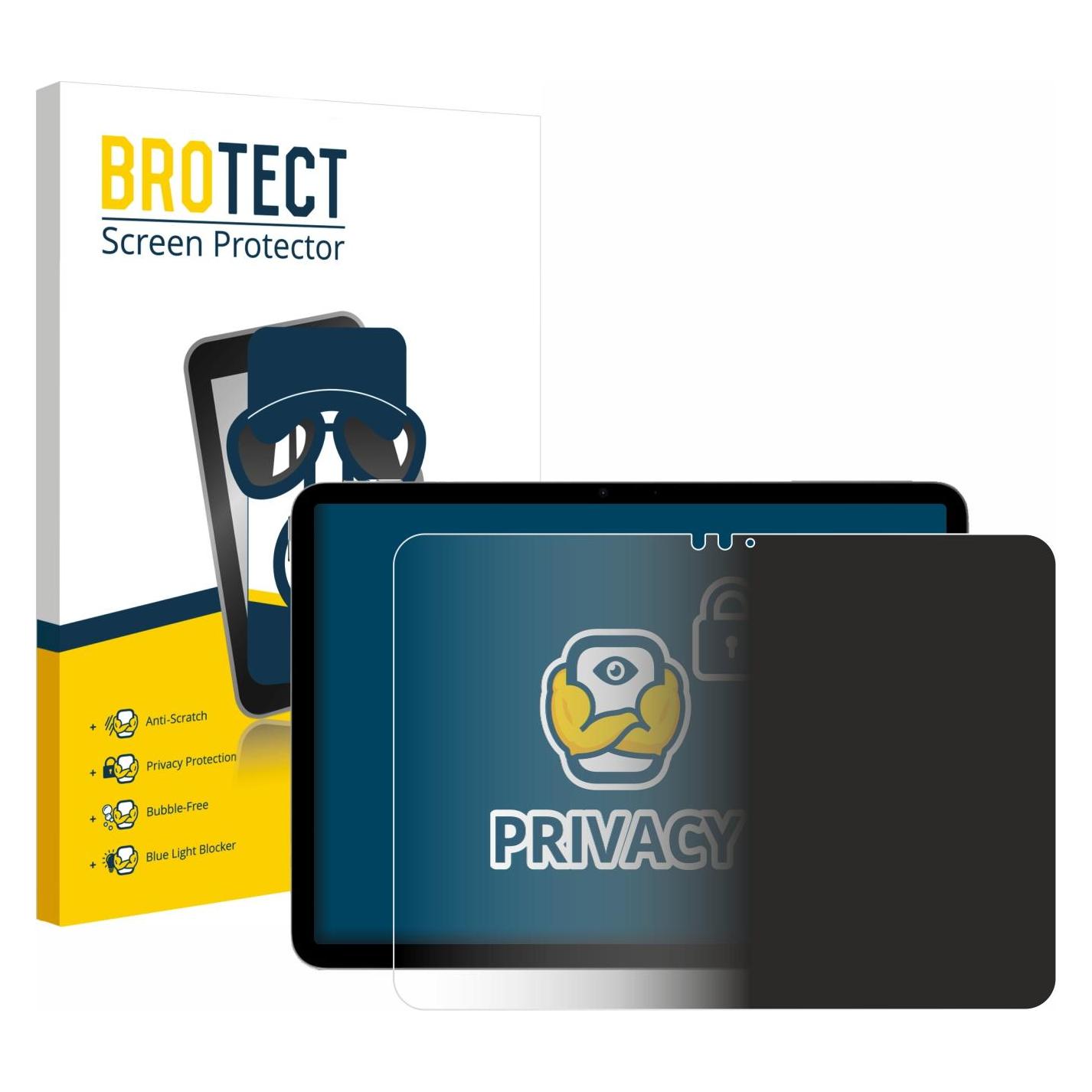 Brotect Sichtschutzfolie für Apple iPad Air 11" M4 2026 Anti-Spy Privacy Folie Blaulicht-Schutz (1 Stk., Apple iPad Air 11 2026) (6062473)