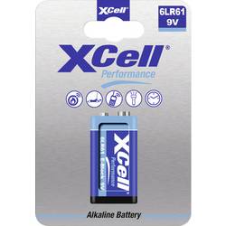 XCell 6LR61HP 9 V Block-Batterie Alkali-Mangan 500 mAh 9 V 1 St. 115357