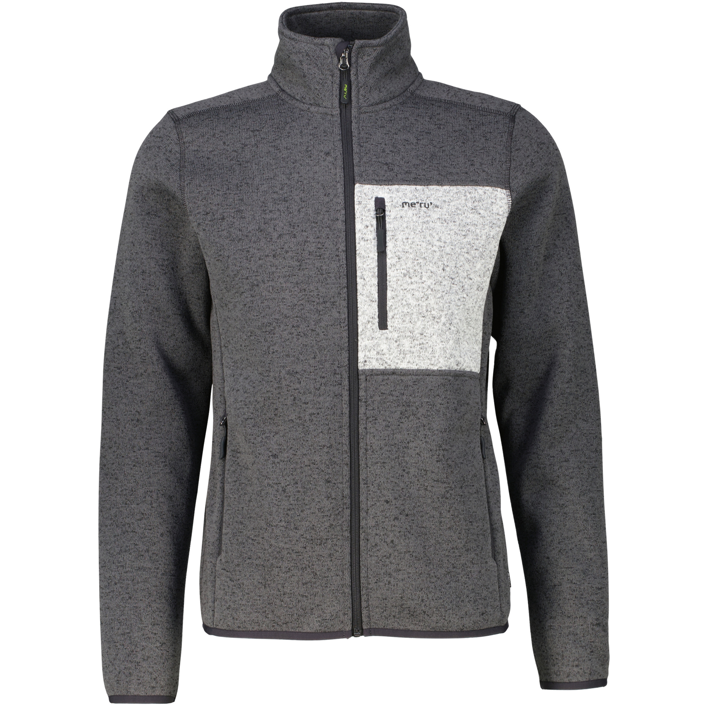 Bergzeit Basics Meru Askersund Herren Fleecejacke schwarz Größe M Trekking Atmungsaktiv