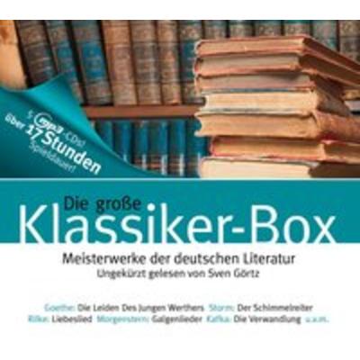 Die große Klassiker-Box - Franz Kafka,Theodor Storm,Johann Wolfgang von Goethe, Audio, 9783959950206