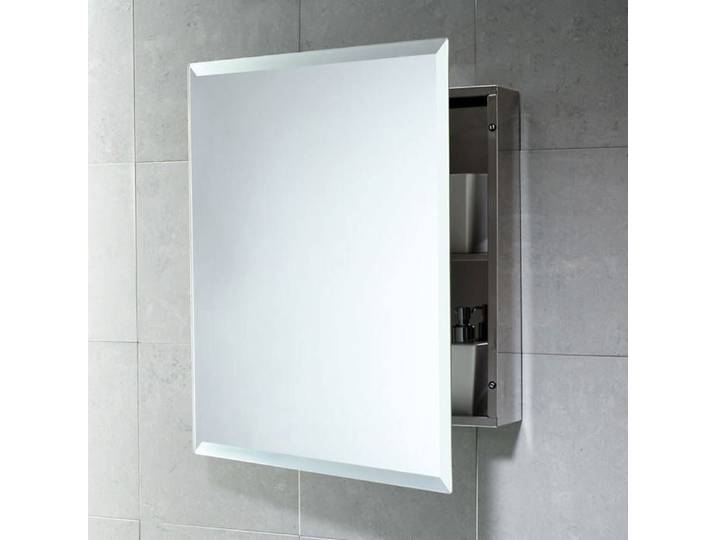 ARMOIRE SUSPENDUE AVEC MIROIR POUR SALLE DE BAIN EN ACIER INOX