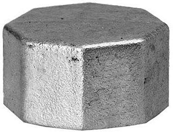 Schmidt, Hermann Hermann Schmidt Temperguss 300 Kappe 13300050 DN 50, 2", kantig, verzinkt