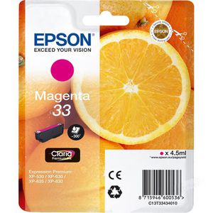 Epson 33 magenta Orange Original Druckerpatrone C13T334340