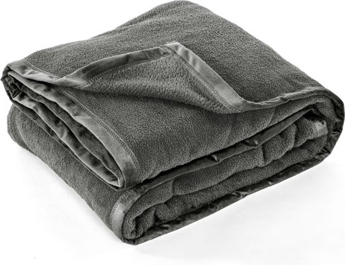 Tiseco Home Studio Lamis Plaid - Grijs - 150 x 200 cm