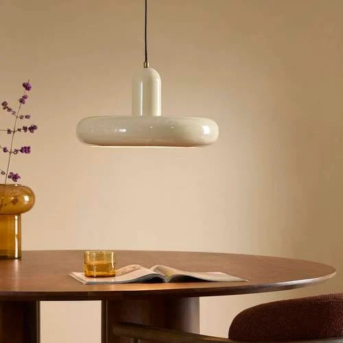 NOUS Living hanglamp Lent E27 Ø40 cm - crème