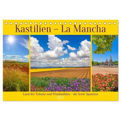 Kastilien - La Mancha (Tischkalender 2027 DIN A5 quer), CALVENDO Monatskalender