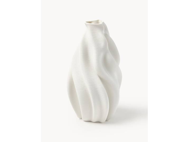 3D-geprinte porseleinen vaas Lyria, H 29 cm