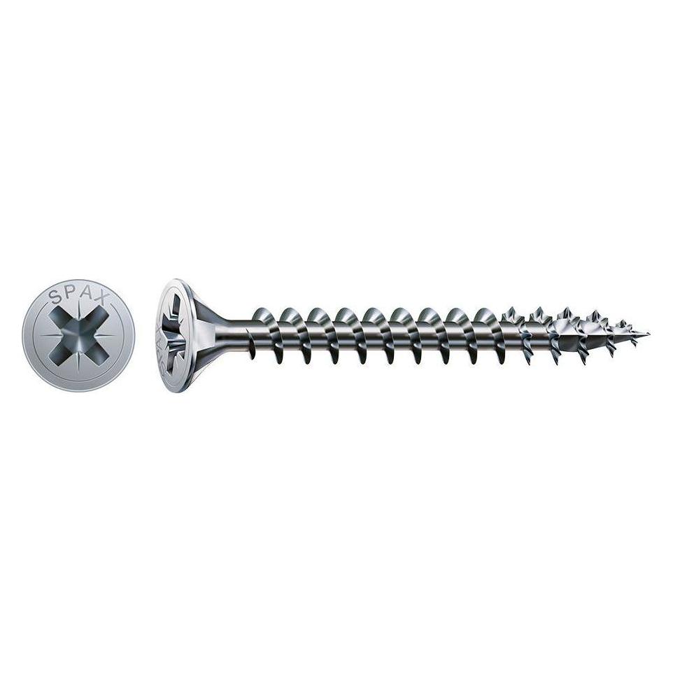 Spax Box 20 unit. cab wood screw. flat wirox 4,0x35mm (20 Schrauben pro Stück) (53715012)