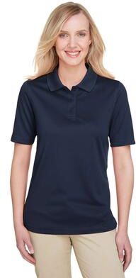 Harriton M348W Women's Advantage Snag Protection Plus Polo Shirt in Dark Navy Blue size XS   Polyester