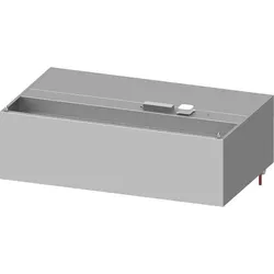 Stalgast Wandhaube "Basic Line", Kastenform 2200 mm x 600 mm mit Flammschutzfilter Typ B