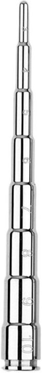 UrethralPlay Plug Pénis Konis S 8.5cm - Diamètre 3 à 10mm