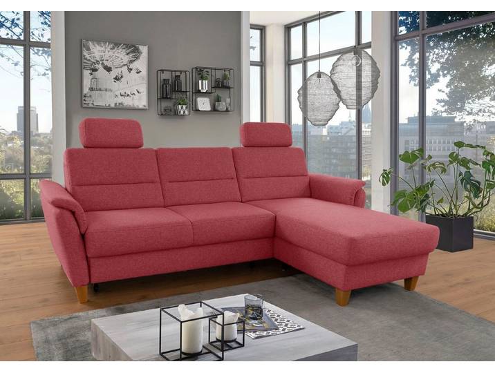 Home affaire Ecksofa Palmera L-Form, B: 244 cm - OTTO. Verlässliche Qualität., optional Schlaffunktion & Bettkasten, Federkern
