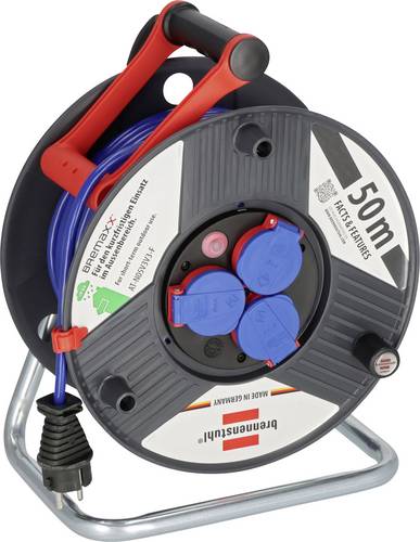 Brennenstuhl 1209830 Kabeltrommel 50m Blau Schutzkontakt-Stecker