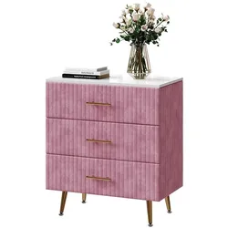 Vicco, Kommode + Sideboard, Velia mit 3 Schubladen (70 x 39 x 78.50 cm)