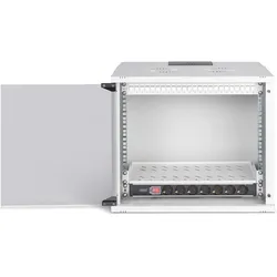 Digitus 19" Netzwerk-Set, 9HE Wandgehäuse und Zubehör, gr SOHO PRO Version (9 HE, 19 Zoll Rack), Serverschrank, Grau