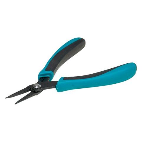 Exertis Connect Elektronik-Flachzange Ideal für alle filigranen Arbeiten an elektronischen Geräten (140 mm) (815612)