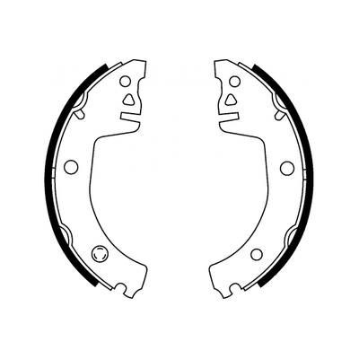 MAPCO Bremsbackensatz 8913 Hinterachse für Skoda
