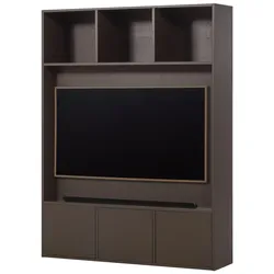 Schrank / TV-Schrank Meggy - Kiefernholz Mittelbraun, 160 cm