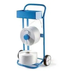 Transpak, Verpackungsmaterial, Abrollwagen f.Polyesterband Kerndurchmesser 76mm