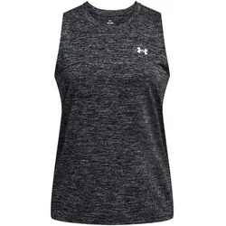 Under Armour, Damen, Sportshirt, Tech Tank Twist (S), Schwarz