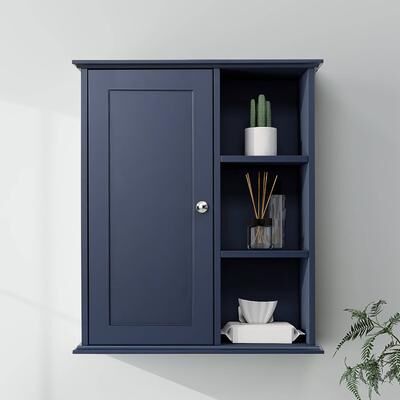 GREATPLANINC Wooden Medicine Cabinet Over The Toilet, Bathroom Wall Cabinet Storage Cabinet, Wall Mounted Storage Cabinet