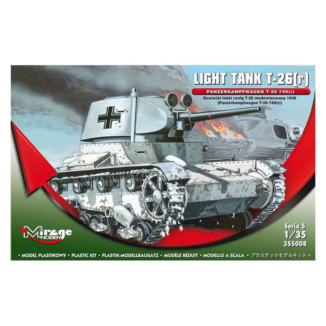 Mirage Hobby Light Tank T-26(r) Panzerkampfwagen T-26 740(r) Serie 5 (355008)