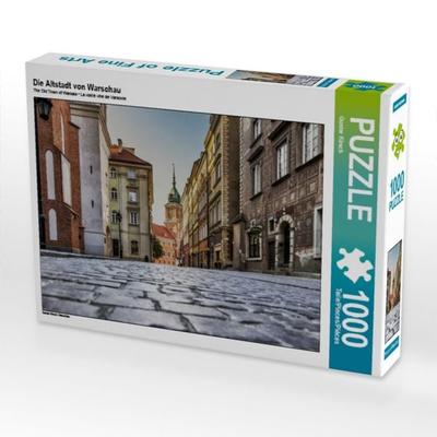 CALVENDO Puzzle Die Altstadt von Warschau | 1000 Teile Lege-Größe 64x48cm Foto-Puzzle für glückliche Stunden