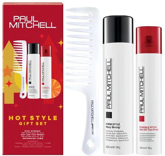 Paul Mitchell Hot Style Gift Set (Hot Off The Press™ 200ml, Stay Str