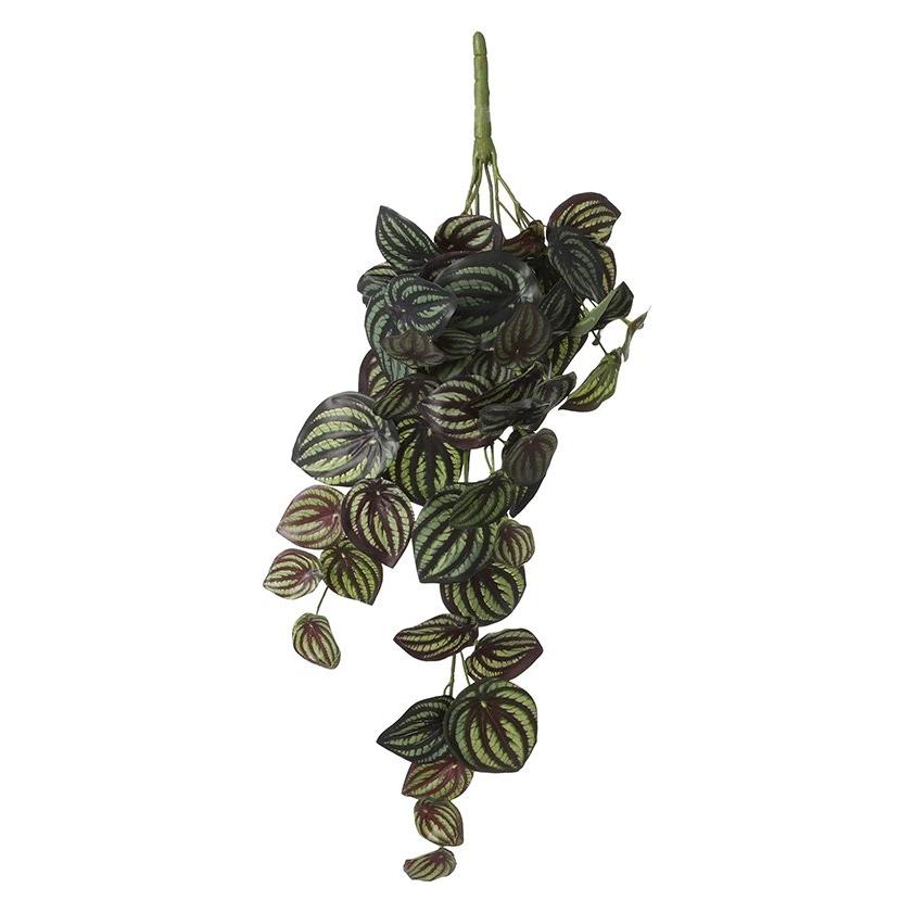 edelman Kunstpflanze Peperomia hängend dunkelgrün 58cm (58 cm) (1074936)