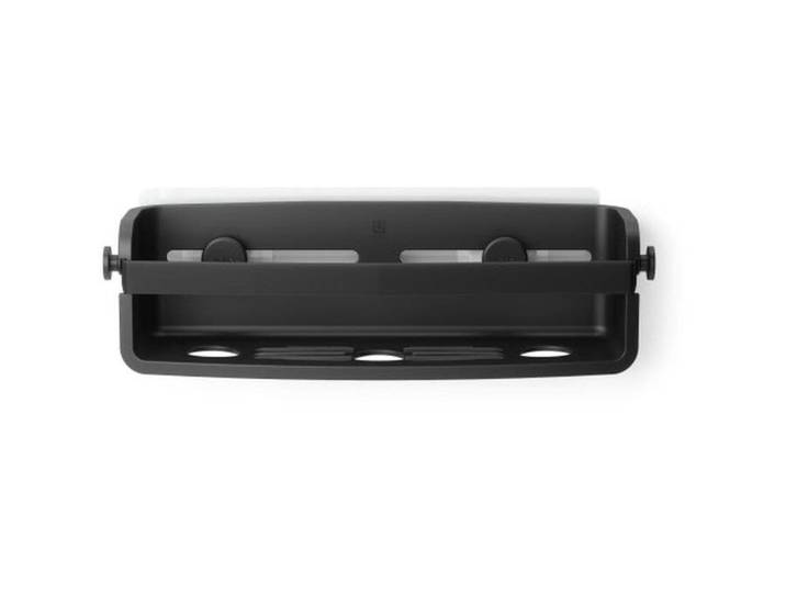 Duschmittelhalter Umbra Flex Adhesive Schwarz - Material: Recycled Kunststoff - Duschablage