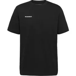 MAMMUT Herren Shirt Mammut Base T-Shirt Men Mini Logo, Größe XL in Schwarz Schwarz
