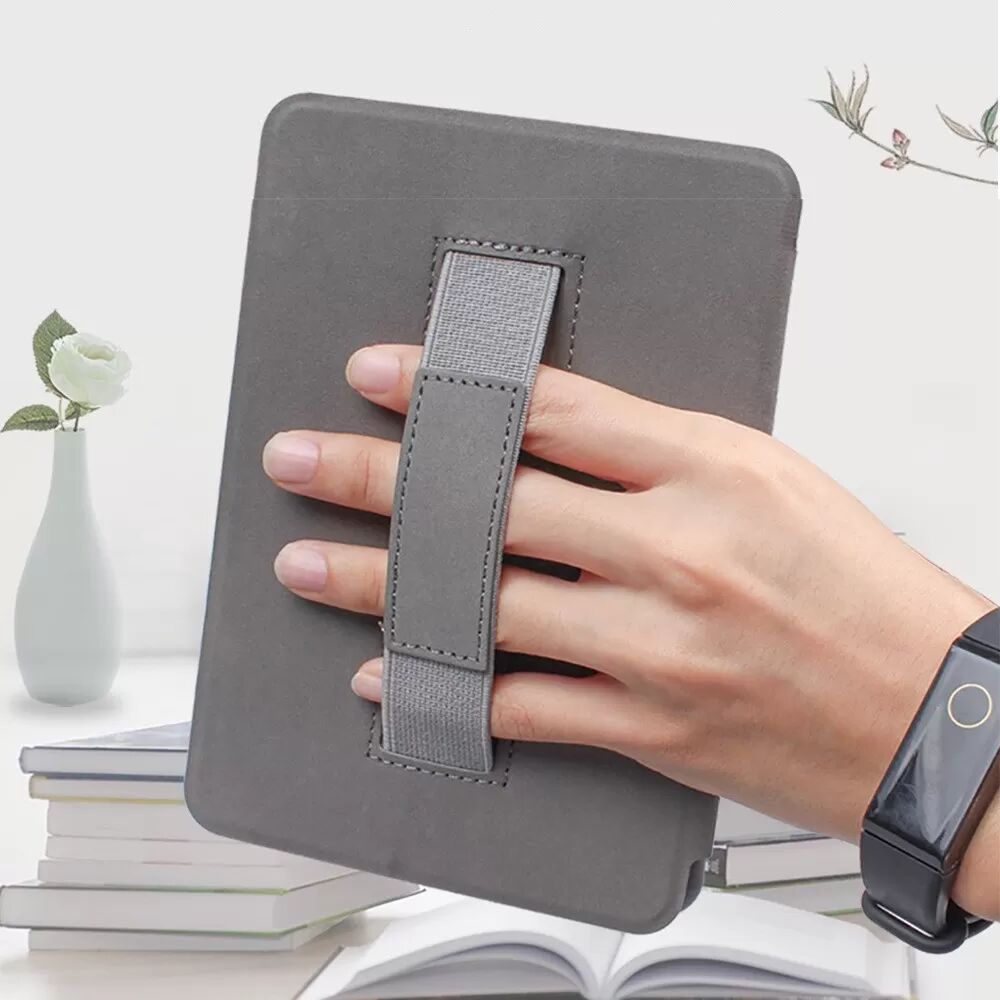 INF Kindle Paperwhite 12. Gen (7 Zoll) KPW6 Schutzhülle mit Mad Horse Textur Schwarz
