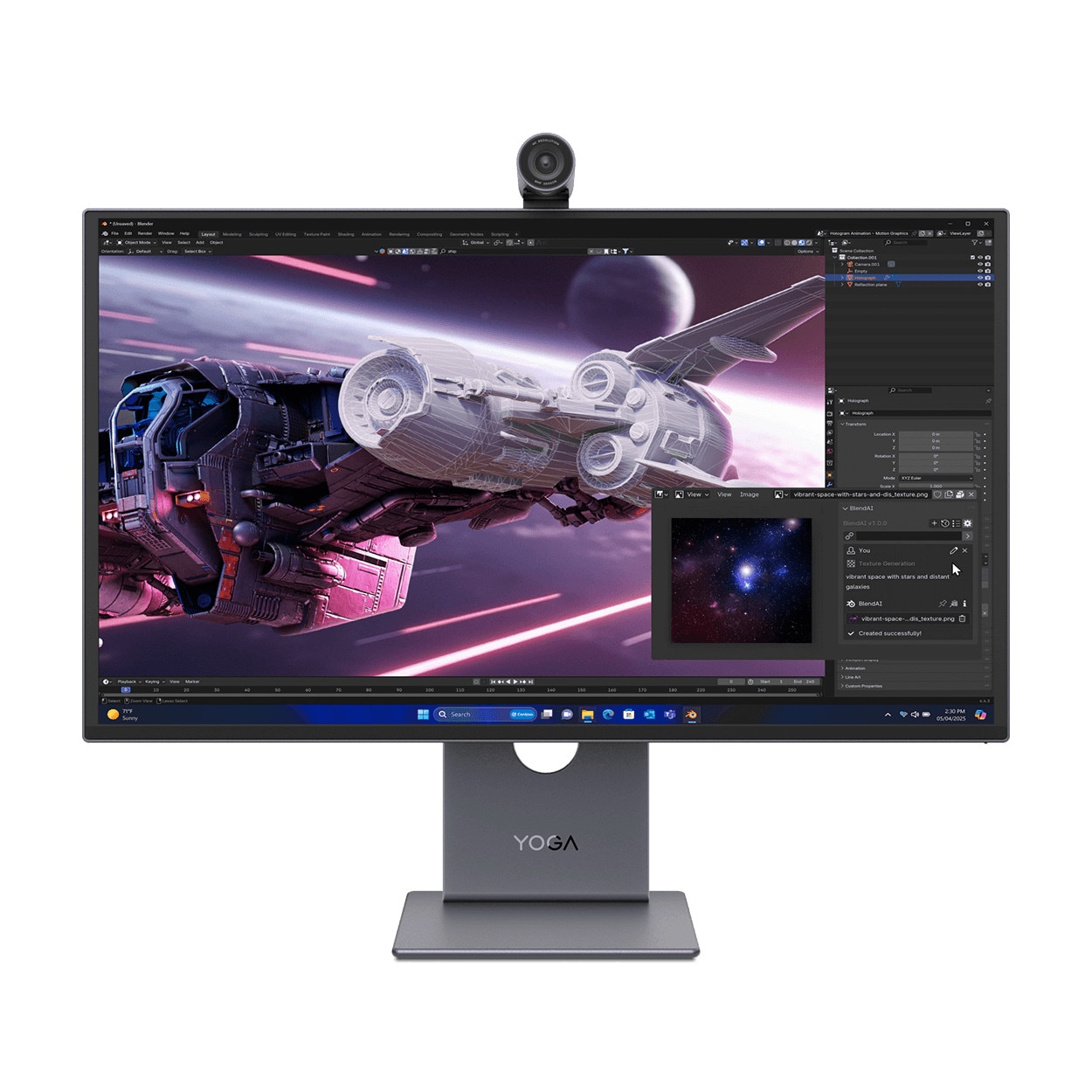 Lenovo Yoga Pro 27UD-10 27 Zoll 4K (UHD) Quantum Dot Panel 16:9 120 Hz Monitor