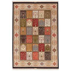 Webteppich Pur 200 x 290 cm Mischgewebe Bunt