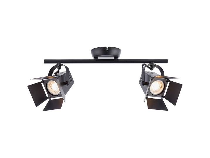 LED-Deckenleuchte Movie 39 x 17 x 19cm Schwarz 2 Metall, lackiert LED GU10