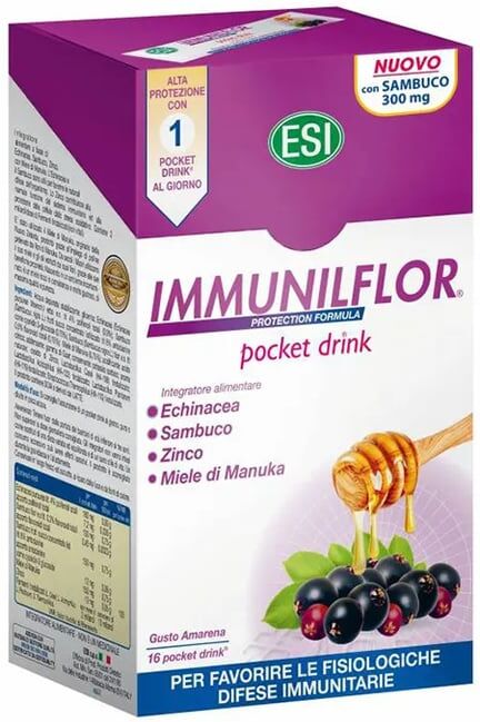TrepatDiet Immunilflor Pocket Drink 16 Sobres