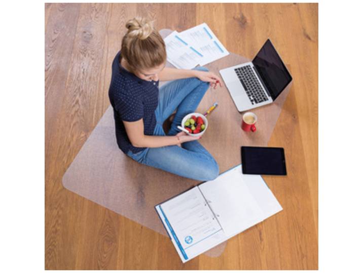 Tapis de protection pour sols durs, transparent