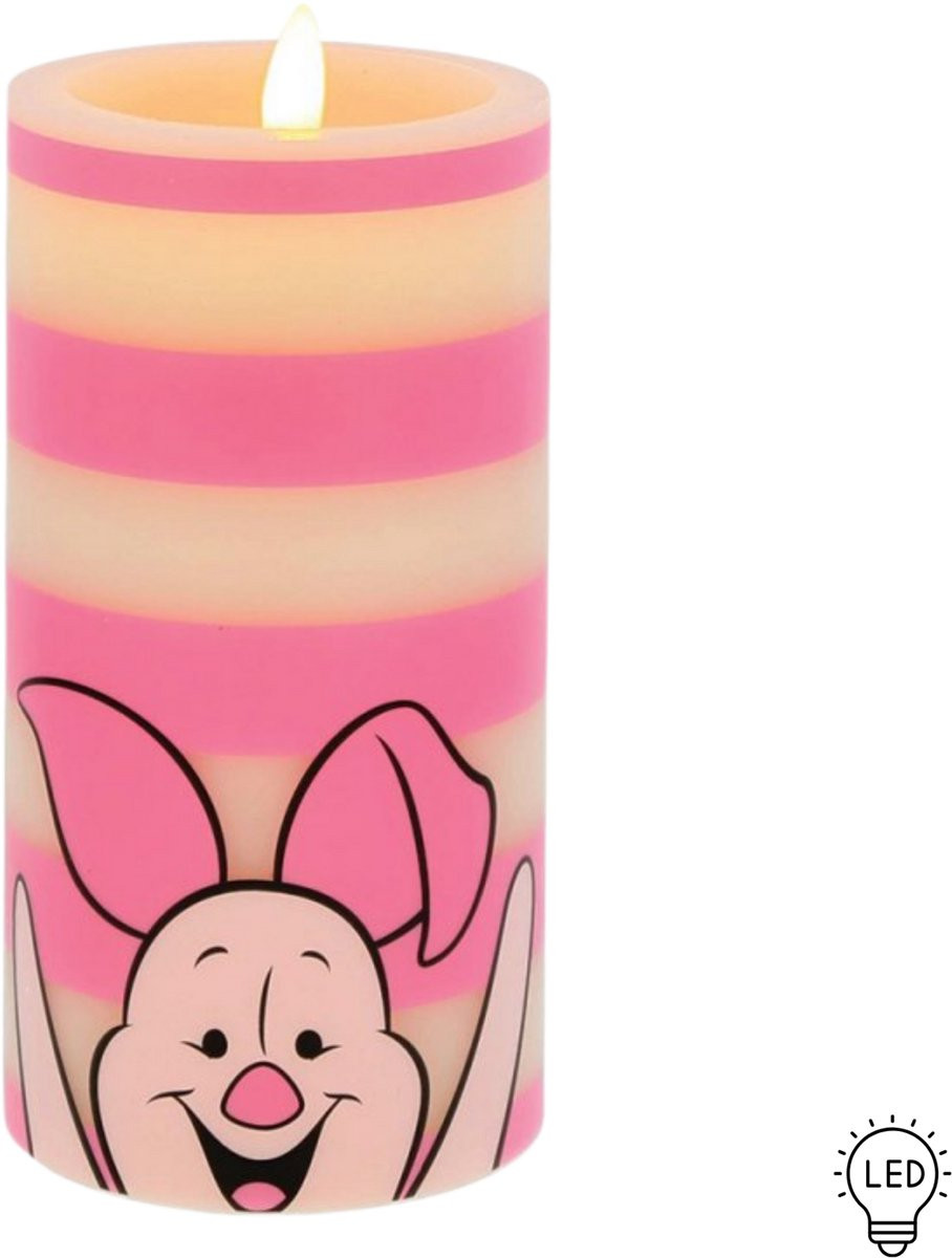 Disney Home Fragrance Piglet Striped LED Kaars