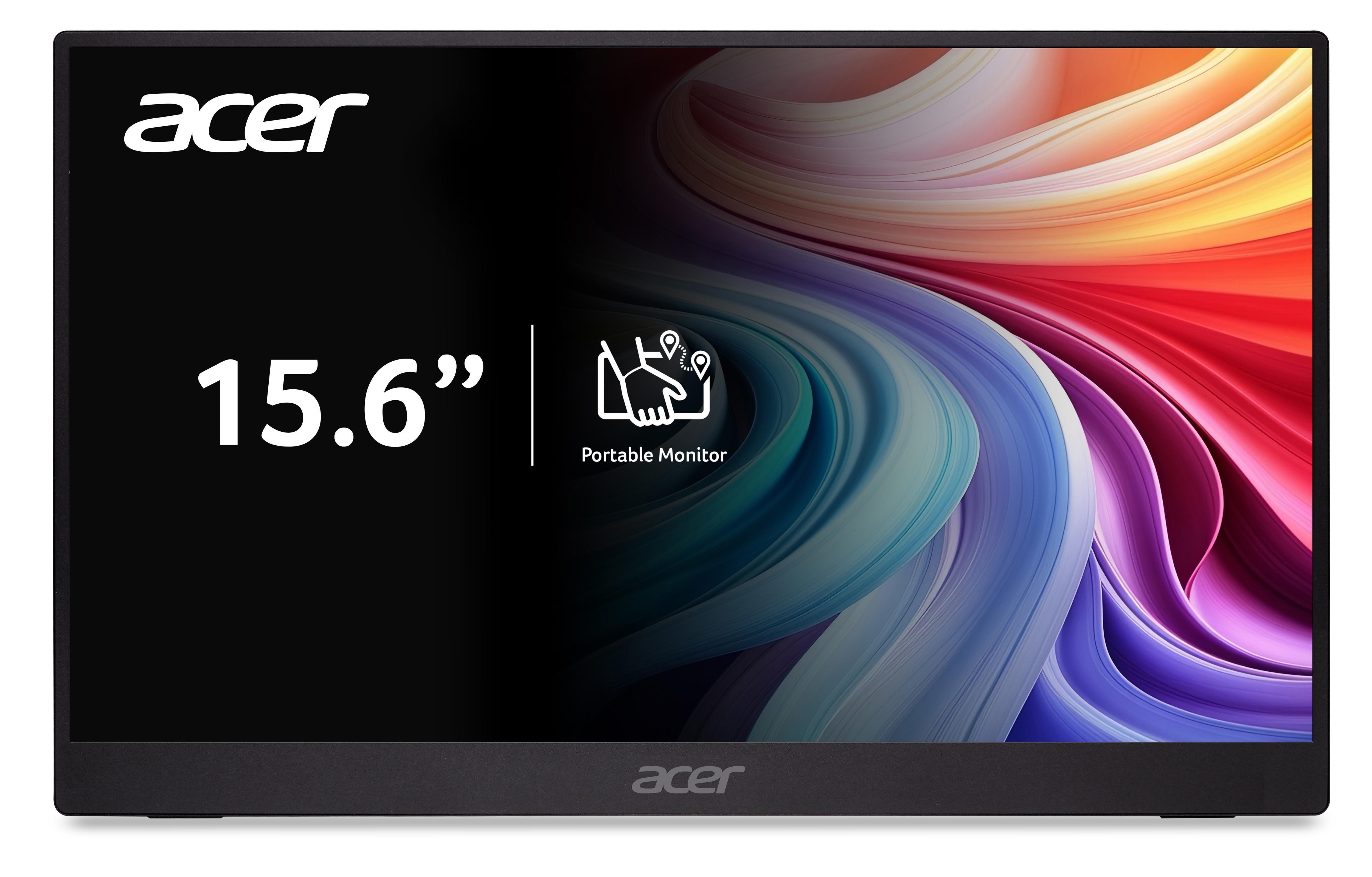 Acer PM161QB1bmiuux 15.6 Zoll Full HD IPS 16:9 60 Hz Mobiler Monitor UM.ZP1EE.101