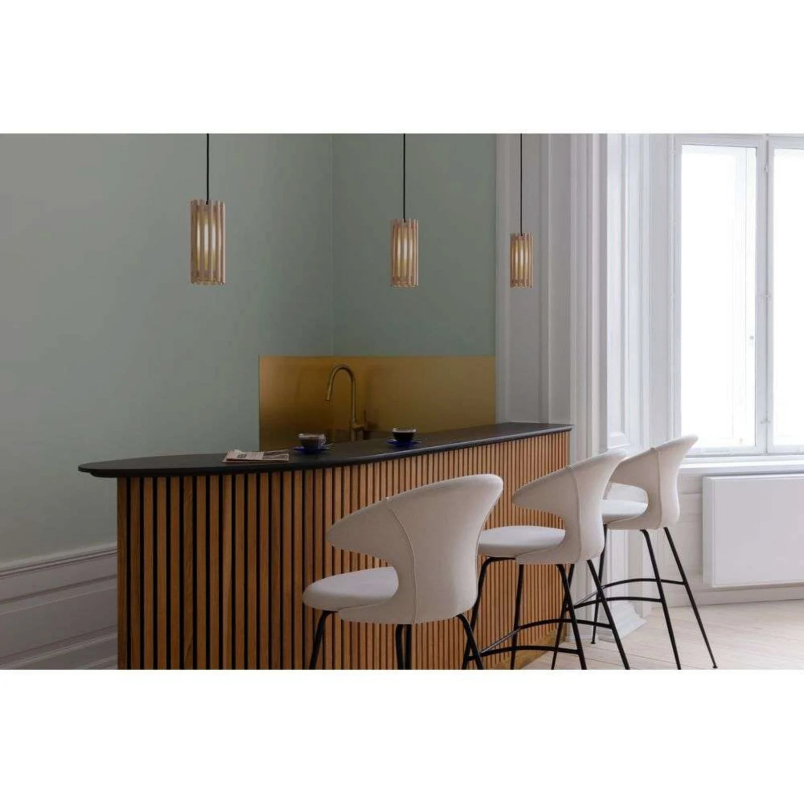 Umage Komorebi Scherm Mini Lamp - Dark Oak - Bruin