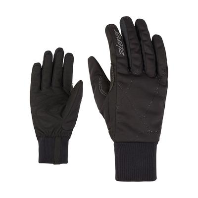 Multisporthandschuhe ZIENER "ULANI-Z glove lady", Damen, Gr. 7.5, schwarz, Materialmix, Handschuhe