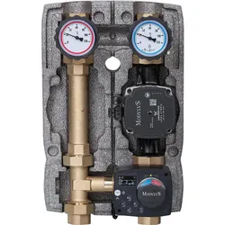 Festbrennstoffladeset Easyflow Wood-Konstant DN 25, 20 bis 80 °C mit Pumpe Grundfos UPM3S AUTO 25-60