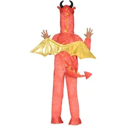 Amscan Feuer Drache Abrax Kinderkostüm (128)