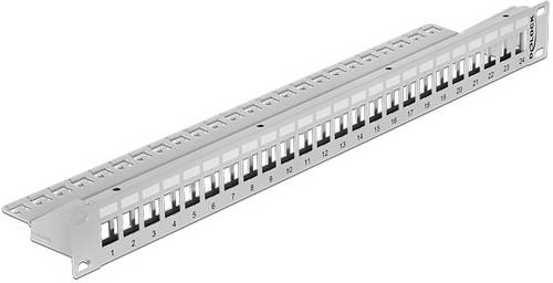 Delock 43302 Patch-Panel 1 HE Grau