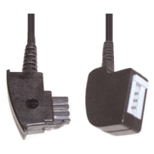 E+P T 27 6m Schwarz Telefonkabel (14289922)