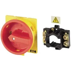 Eaton 062638 Umbausatz auf Hauptschalter, Griff rot/gelb, für T0, T3 V/EA/SVB-T0