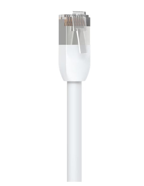 Ubiquiti Networks Ubiquiti UniFi Outdoor Patchkabel Cat6 3 m weiß – Wetterfestes RJ45 Ethernet-Kabel für PoE, Kameras, Access Points & Außeninstallationen (UACC-Cable-Patch-Outdoor-3M-W)
