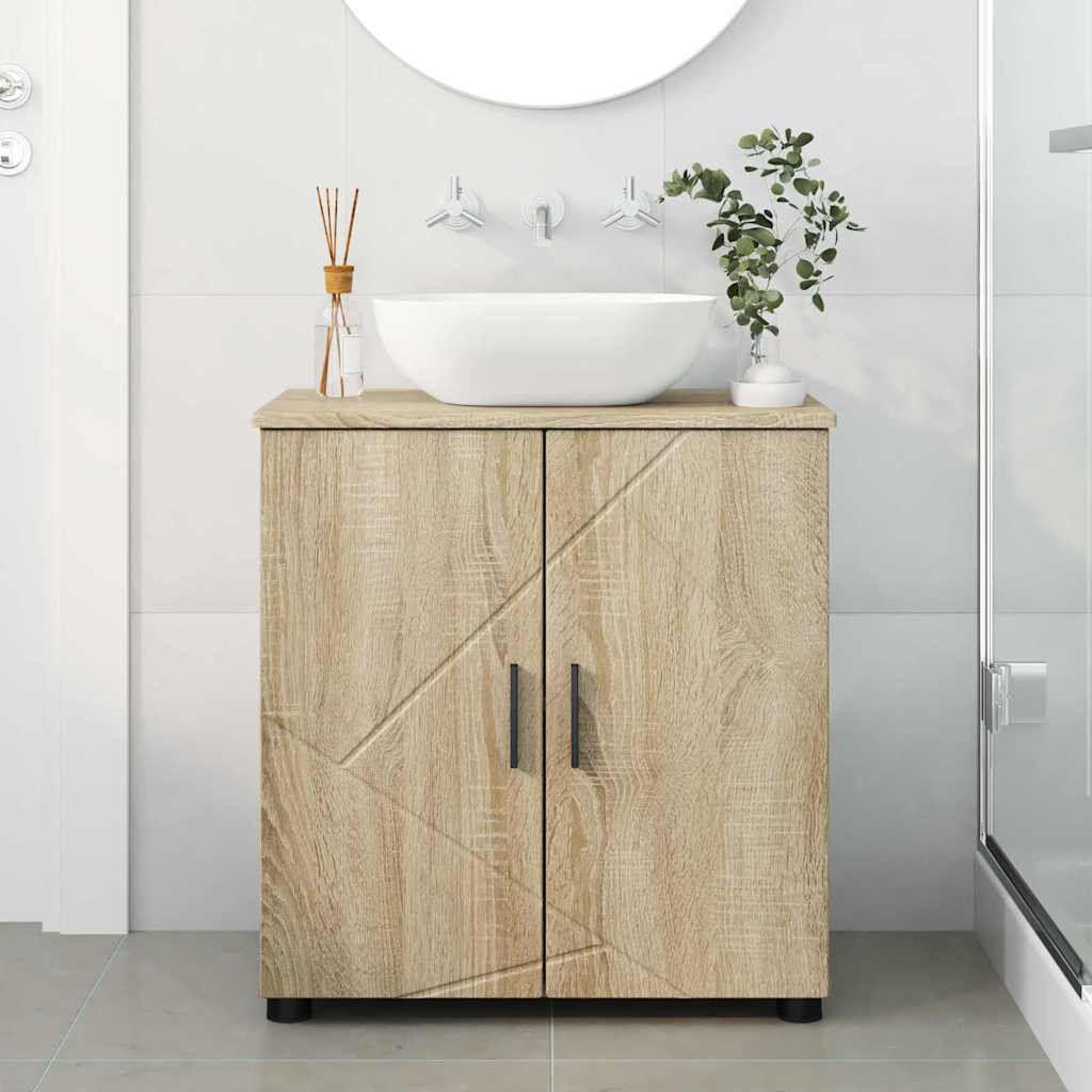 Brayden Studio Bathroom Storage Sonoma Oak 61